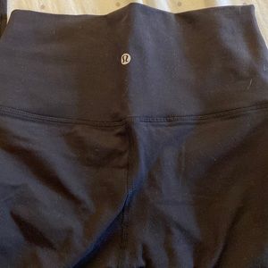 Lululemon Align black leggings. Size 8. Barely worn. Wrong size. EUC.